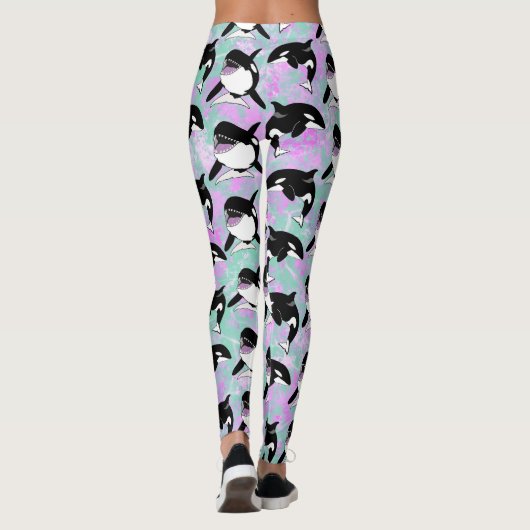 Orca Killer Whale Leggings (Achterkant)