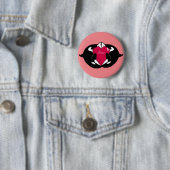 Orca Killer Whale-liefde Ronde Button 5,7 Cm (In situ)