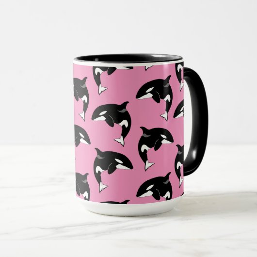 Orca Killer Whale Mok (Voorkant rechts)
