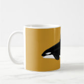 Orca / Killer Whale Mug Yellow Koffiemok (Links)