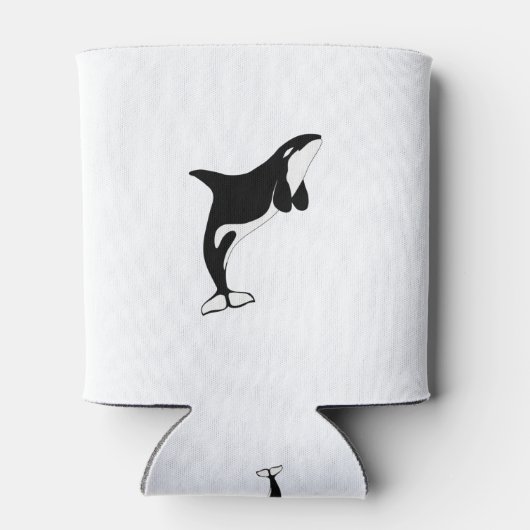 Orca - Killer Whale - Ocean - Zee Animals Blikjeskoeler (Achterkant)