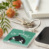 Orca Killer Whale - oh walvis! Sleutelhanger (Voorkant Rechts)