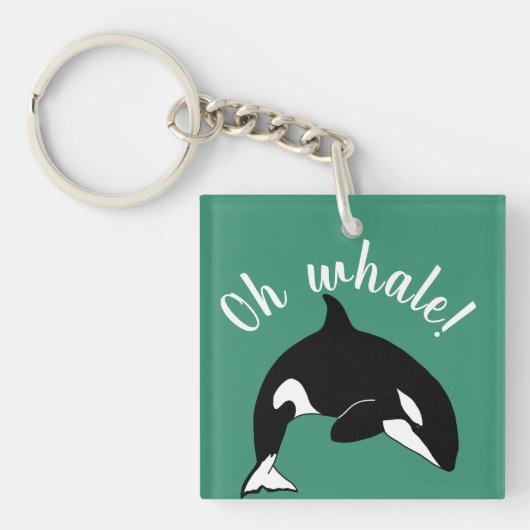 Orca Killer Whale - oh walvis! Sleutelhanger (voorkant)