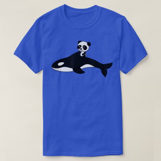 Orca Killer Whale Panda Bear Baby Gift T-shirt (Design voorkant)