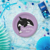  Orca Killer Whale Papieren Bordje (Feest)