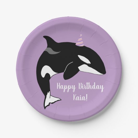  Orca Killer Whale Papieren Bordje (Voorkant)