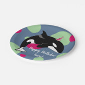 Orca Killer Whale Papieren Bordje (Gekanteld)