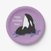 Orca Killer Whale Papieren Bordje (Voorkant)