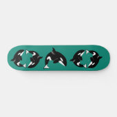 Orca Killer Whale Persoonlijk Skateboard (Horizontaal)