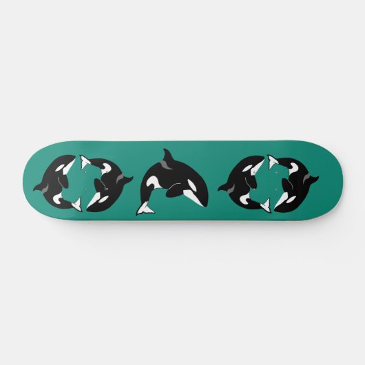 Orca Killer Whale Persoonlijk Skateboard (Horizontaal)