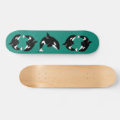 Orca Killer Whale Persoonlijk Skateboard (Horizontaal)