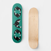 Orca Killer Whale Persoonlijk Skateboard (Voorkant)