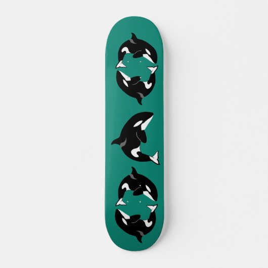 Orca Killer Whale Persoonlijk Skateboard (Voorkant)