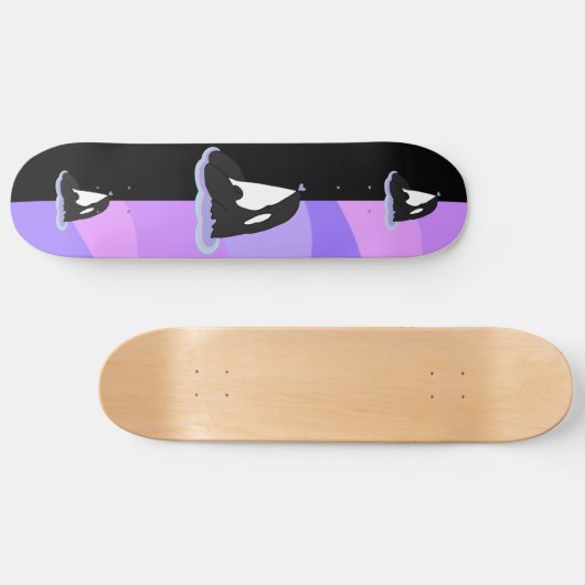 Orca Killer Whale Persoonlijk Skateboard (Horizontaal)