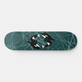 Orca Killer Whale Persoonlijk Skateboard (Horizontaal)