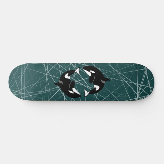 Orca Killer Whale Persoonlijk Skateboard (Horizontaal)