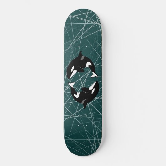 Orca Killer Whale Persoonlijk Skateboard (Voorkant)