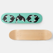 Orca Killer Whale Persoonlijk Skateboard (Horizontaal)