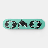 Orca Killer Whale Persoonlijk Skateboard (Horizontaal)