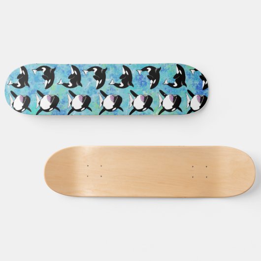 Orca Killer Whale Persoonlijk Skateboard (Horizontaal)