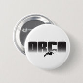 Orca Killer Whale Ronde Button 5,7 Cm (Voorkant /achterkant)