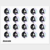 Orca Killer Whale Ronde Sticker (Vel)
