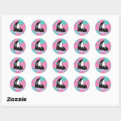 Orca Killer Whale Ronde Sticker (Vel)