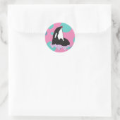 Orca Killer Whale Ronde Sticker (Tas)