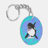 Orca Killer Whale Sleutelhanger (Voorkant Links)