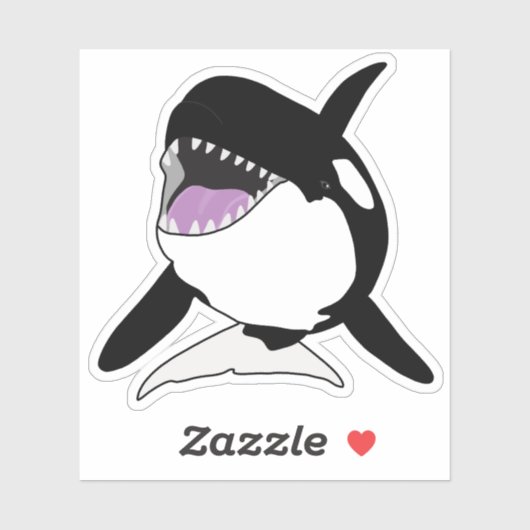 Orca Killer Whale Sticker (Vel)