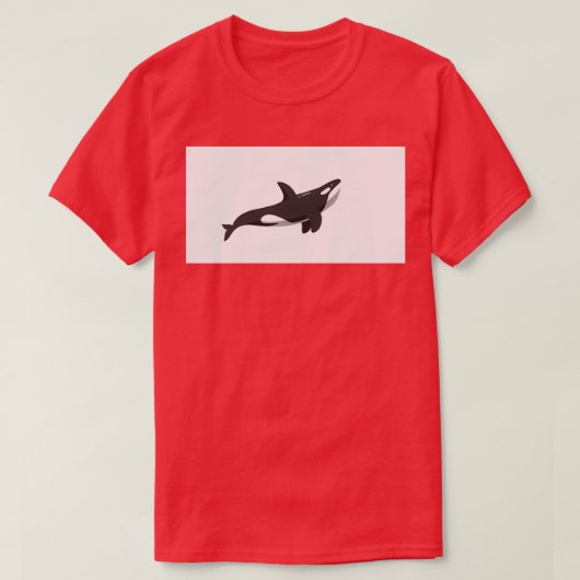 Orca Killer Whale Sticker 1 T-shirt (Design voorkant)