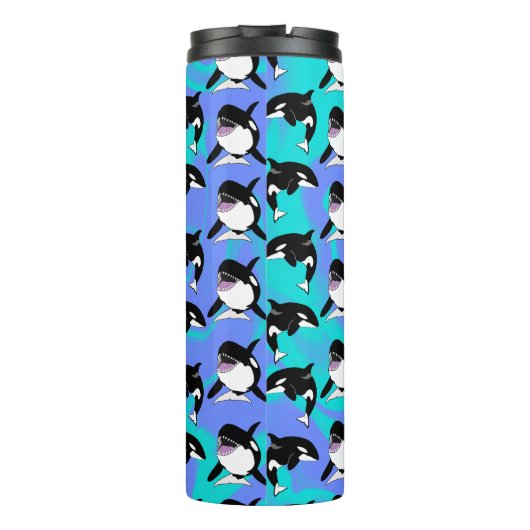 Orca Killer Whale Thermosbeker (Achterkant)