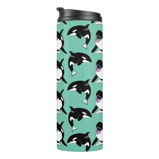 Orca Killer Whale Thermosbeker (Geroteerd rechts)