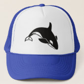 Orca Killer Whale Trucker Hat Pet (Voorkant)