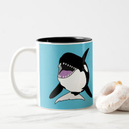 Orca Killer Whale Tweekleurige Koffiemok