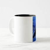 orca.Killer Whale Tweekleurige Koffiemok (Voorkant links)