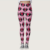 Orca Killer Whale Valentijnsdag Leggings (Voorkant)