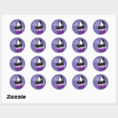Orca Killer Whale Verjaardagsklassieker Ronde Sticker (Vel)