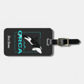 Orca Killer Whale voor een meisje dat gewoon van O Bagagelabel (Voorkant horizontaal)