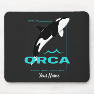 Orca Killer Whale voor een meisje dat gewoon van O Muismat
