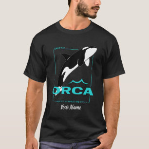 Orca Killer Whale voor een meisje dat gewoon van O T-shirt