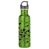 Orca Killer Whales Marine Wildlife Grafisch afdruk Waterfles (Voorkant)