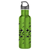 Orca Killer Whales Marine Wildlife Grafisch afdruk Waterfles (Achterkant)