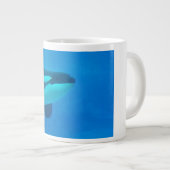 orca killerwalvis onderwaterblauw grote koffiekop (Voorkant rechts)