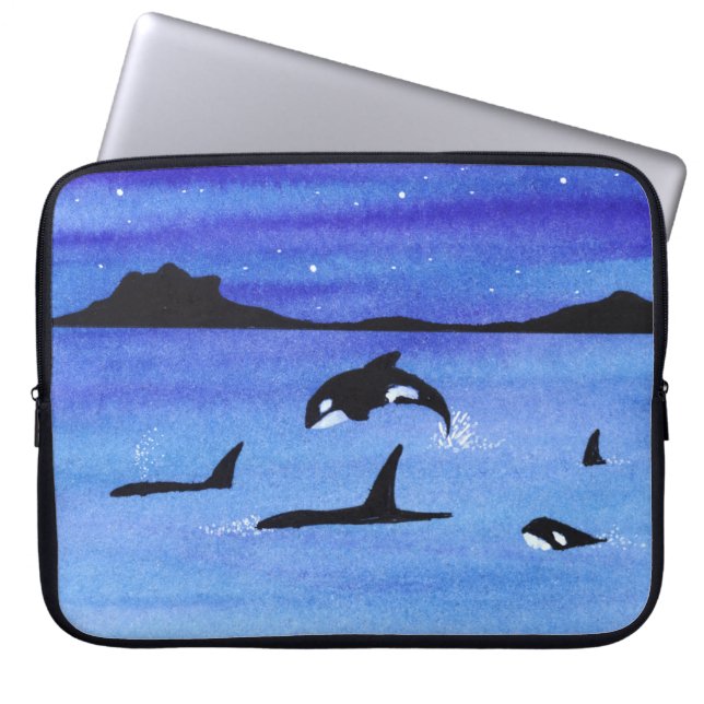 Orca Laptop Sleeve (Voorkant)