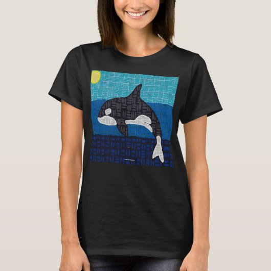 Orca (levendig) - Dames Basic T-Shirt (Voorkant)
