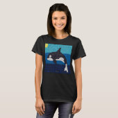 Orca (levendig) - Dames Basic T-Shirt (Voorkant volledig)