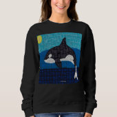 Orca (levendig) - Dames sweatshirt (Voorkant)