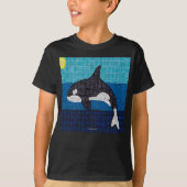 Orca (levendig) - Jongens Basic T-Shirt (Voorkant)