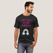 ORCA LOVES THE LGBT COMMUNITY  RAINBOW ORCA SAYING T-SHIRT (Voorkant volledig)